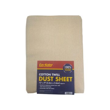 Fleetwood Ezy-Koter Cotton Twill 12' x 9' Paint Dust Cover Sheet | ECDS129 - 3 For €35