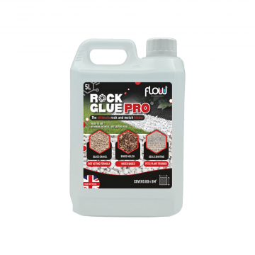 FlowChem Rock Glue Pro Heavy-Duty Gravel, Stone, Mulch Binder & Joint Sealer - 5 Litre | ROCK5L