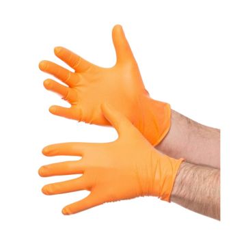Gripster Skins 9L Disposable Gloves Box of 50 - Orange | GRIP-SKIN9 