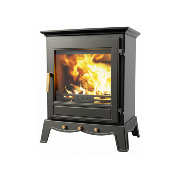 Henley Ash 8.2kW Eco Multifuel Stove - Matt Black | ST475