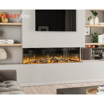 Aurora 1500 Electric Fire with 3D Flame Technology Exclusive Log Set | CS3SFPT1500D