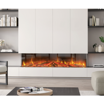 Aurora 1800 Electric Fire with 3D Flame Technology Exclusive Log Set | CS3SFPT1800D