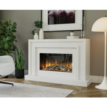 Aurora 750 Electric Fire with 3D Flame Technology Exclusive Log Set | CS3SFPT750D