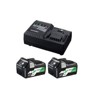 HiKoki MultiVolt Starter Pack with 2 x Batteries & Charger | BSL36A18 & UC18YSL3