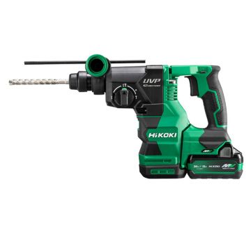 Hikoki 36V SDS-Plus Hammer Drill with 2 x 2.5ah Multi Volt Batteries - Green | DH36DPE/JRZ 