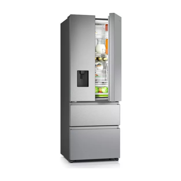 HISENSE PureFlat Slim Fridge Freezer - Stainless Steel | RF632N4WI