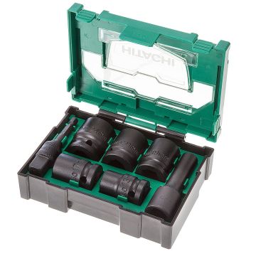 Hikoki 1/2" Impact Socket Set Bit 7 Pce