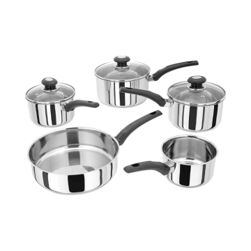 Judge Essentials 5-Piece Stainless Steel Saucepan Set | HPC1