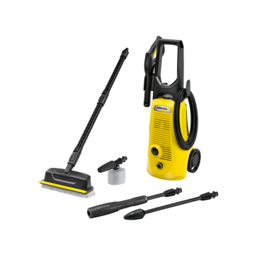 Karcher K4 Pressure Washer with Foam Nozzle & Scrubber | 1.679-355.0