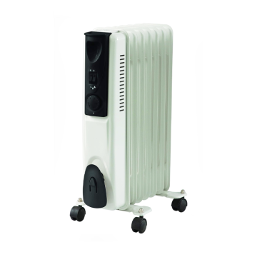Kingavon 1.5kW 7-Fin Oil Filled Radiator - White | BB-OR099