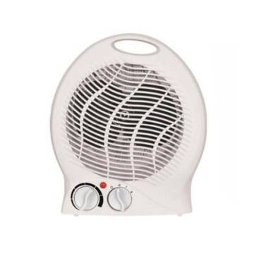 Kingavon 2kW Upright Portable Fan Heater - White | BB-FH200