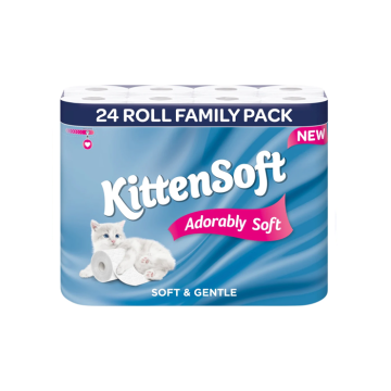 Kittensoft FSC Certified 3-Ply Toilet Roll 24 Pack | 9137475