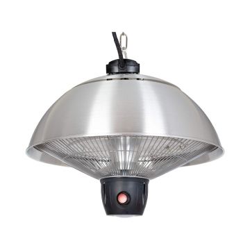 La Hacienda Hanging Mushroom Heater - Silver | 69564