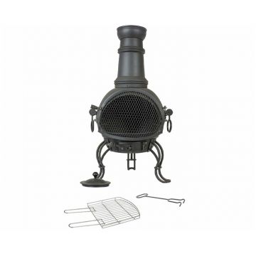 La Hacienda Murcia Chimnea Medium - Black | 56061B