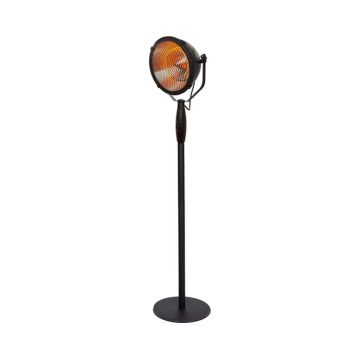 La Hacienda Vintage Searchlight Outdoor Heater - Black | 69551 