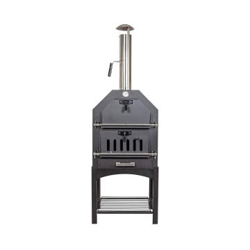 La Hacienda Multi-Function Pizza Oven - Black | 56173