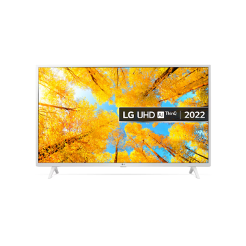 LG UQ76 White 43" 4K Ultra HD LED Smart TV | 43UQ76906LE