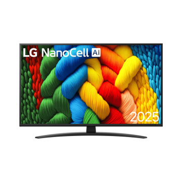 LG NANO81 65" 4K AI UHD Nanocell Smart TV | 65NANO81A6A.AEK