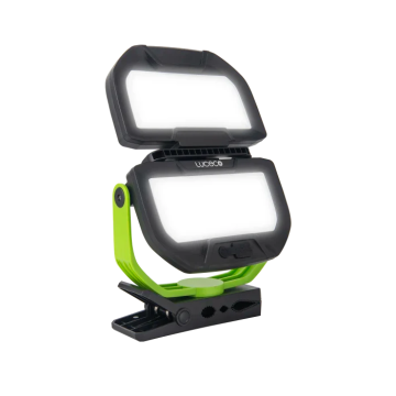 Luceco Rechargeable Twin Panel Folding Worklight with Powerbank 2500lm | LILC250G65-01