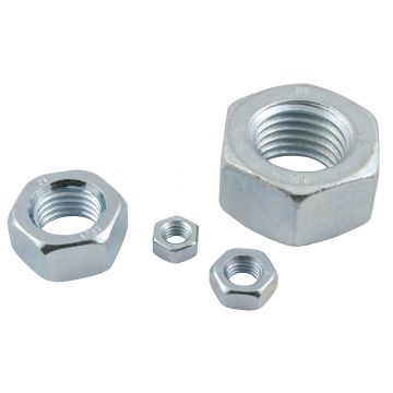 Hex Full Nut Zinc Plated M6 6mm