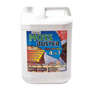 Weschem Moss Buster Fast Action 4-in-1 Moss, Algae & Lichen Remover | 5 Litres