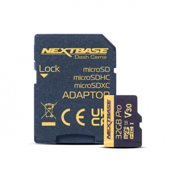 Nextbase Dashcam 32GB U3 microSD Card & Adapter | NBDVRS2SD32GBU3