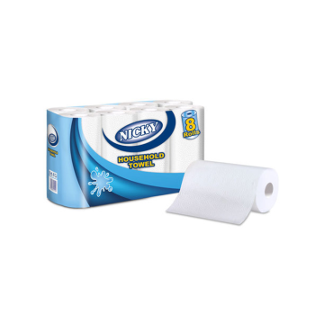 Nicky Household Kitchen Towel 8-Roll Pack