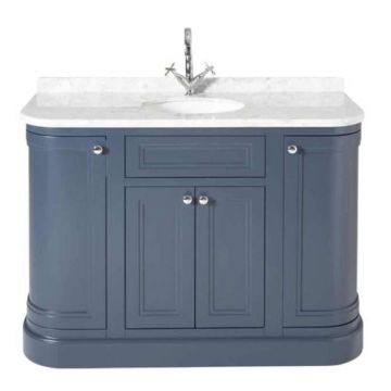 Merrion 900mm Traditional Bathroom Unit  - Navy Blue | TL900UB
