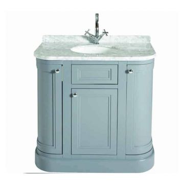 Merrion 900mm Traditional Bathroom Unit  - Slate Grey | TL900UG