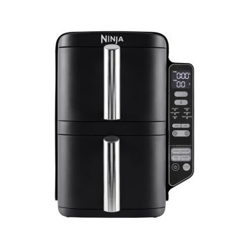 Ninja 7.6L Double Stack 2 Drawer Air Fryer - Black | SL300UK