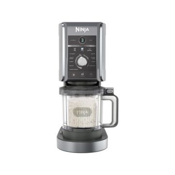 Ninja CREAMi Deluxe 10-In-1 Ice Cream & Frozen Drink Maker  - Black & Silver | NC501UK