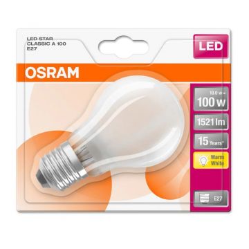 Osram 11w (100w) Es LED Gls Frosted Bulb