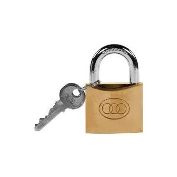 Tri-Circle Padlock 50mm Carded Pl25