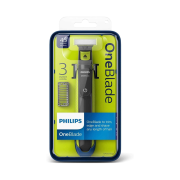 PHILIPS OneBlade Wet & Dry Foil Shaver - Green & Black | QP2520/25