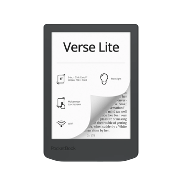 PocketBook Verse Lite 6" 8GB E-Reader - Midnight Grey | 253-PB619-T-WW
