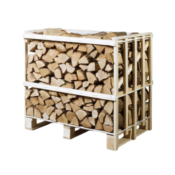 Premium Birch Kiln Dried Hardwood Logs (Firewood) - 1 x 1m3 Crate