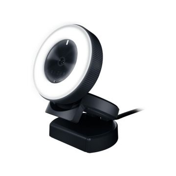 Razer Kiyo 720p Gaming Webcam with Ring Light- Black | RZ19-02320100-R3M1
