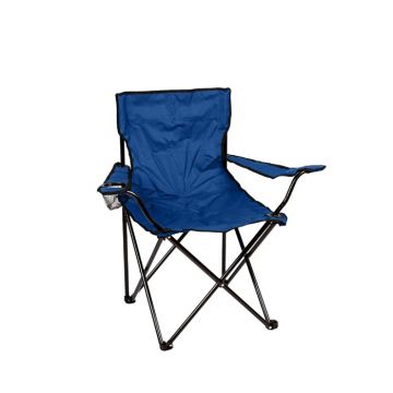 Redwood Leisure Folding Outdoor Camping Chair With Arms - Blue | BB-FC102B