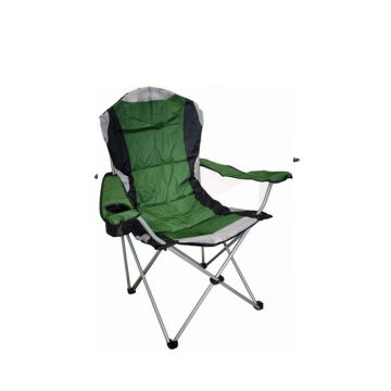 Redwood Leisure Padded High Back Canvas Chair - Green | BB-FC170