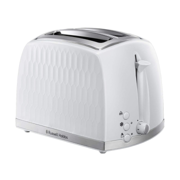 Russell Hobbs Honeycomb 2-Slice Toaster - White | 26060