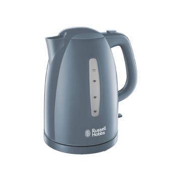 Russell Hobbs Textures 1.7 Litre Electric Kettle with Rapid Boil - Grey | 21274