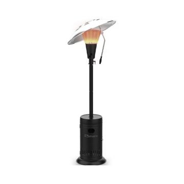 Sahara 13kW Heat Focus Gas Patio Heater - Charcoal | 1192314
