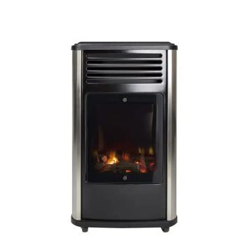 Manhattan 3.4kW Portable Gas Fire Heater | MANHIR-BK