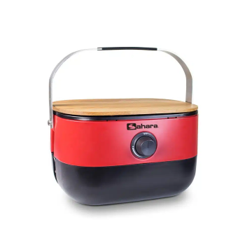 Sahara Mini Portable Gas Barbecue - Red | SAHARA-MINIIR-RED