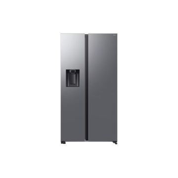 Samsung American Fridge Freezer Series 6 Plumbed Silver Stainless
