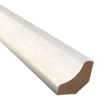 White MDF Scotia 2.4m (B005)