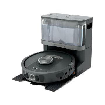 Shark PowerDetect NeverTouch Robot Vacuum Cleaner & Mop with Self-Empty Station - Black | RV2800YEUK