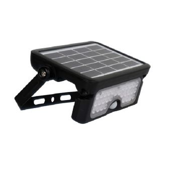Solar Guardian LED Flood Light Pir 5watt Black Guardian