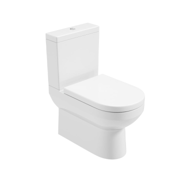 SONAS Chloe Fully Shrouded Close Coupled WC - White | CHLFS01