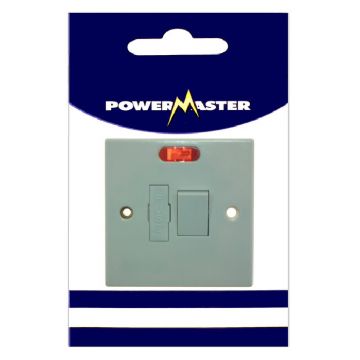 Powermaster 13amp Switch Spur Unit With Neon 1434-14